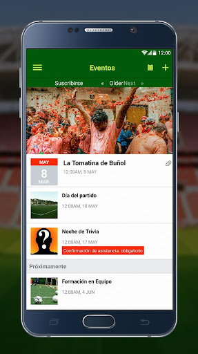 Captura de pantalla de Team App