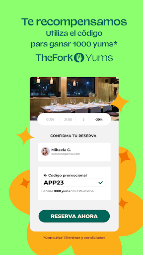 Captura de pantalla de TheFork - Reserva restaurantes