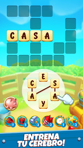 Captura de pantalla de Word Farm Adventure: Word Game
