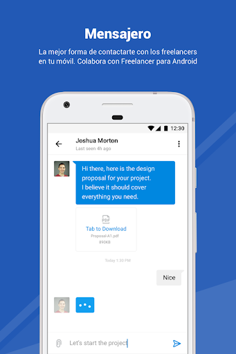 Captura de pantalla de Freelancer: Hire & Find Jobs