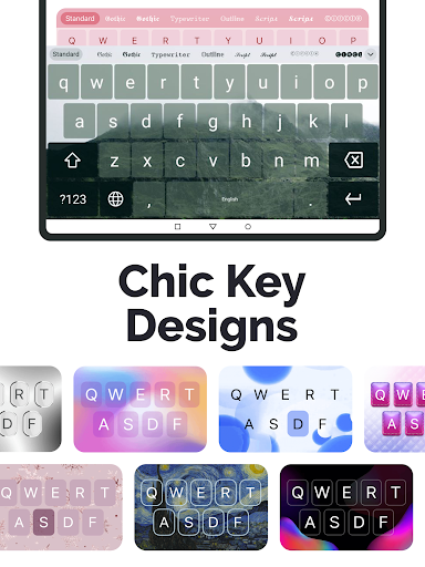 Fonts Art - Keyboard Fonts screenshot