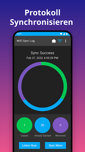 iSyncr: iTunes auf Android Screenshot