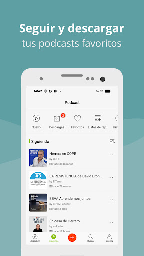 Captura de pantalla de Podcast Player-Podbean