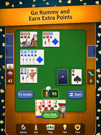 Captura de pantalla de Rummy - Classic Card Game