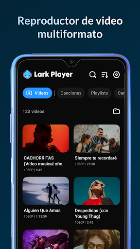 Captura de pantalla de Lark Player:Reproductor Música