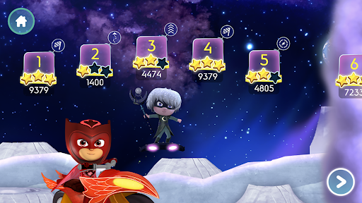 Captura de pantalla de PJ Masks: Héroes a la carrera