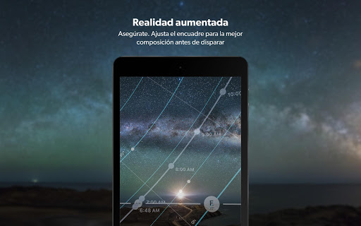 Captura de pantalla de PhotoPills