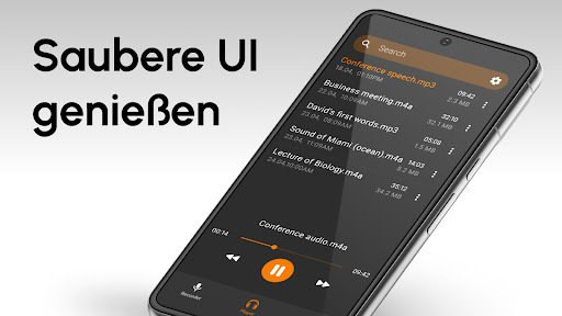 Einfaches Diktiergerät Screenshot