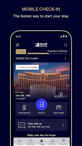 Captura de pantalla de MGM Rewards