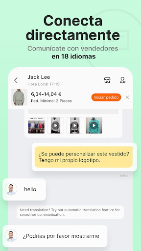 Captura de pantalla de Alibaba.com