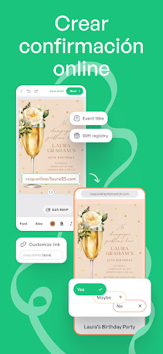 Captura de pantalla de Crea Tarjetas de Invitación