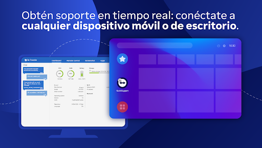 Captura de pantalla de TeamViewer QuickSupport