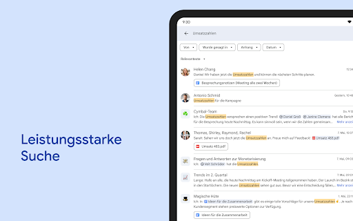 Google Chat Screenshot