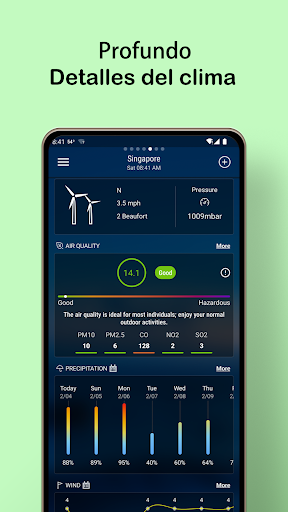 Captura de pantalla de Pronóstico del tiempo local