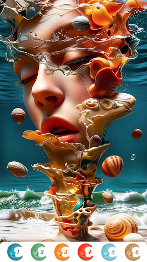 Surreal Art Coloring Pages screenshot