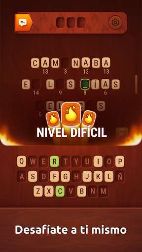 Captura de pantalla de Colorwood Words: Rompecabezas