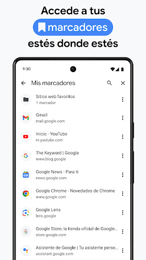 Captura de pantalla de Google Chrome