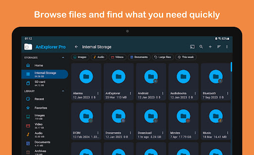 Captura de pantalla de AnExplorer Pro File Manager