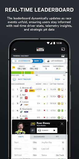 Captura de pantalla de NASCAR MOBILE