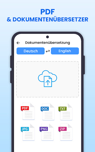 Alle Übersetzen Foto, PDF, DOC Screenshot