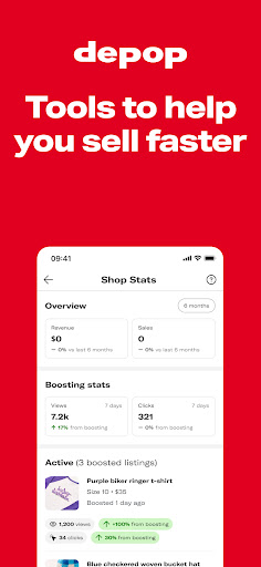 Captura de pantalla de Depop - Buy & Sell Clothes