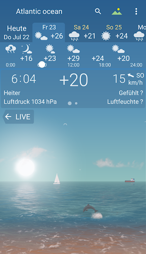 Genaue Wetter YoWindow Screenshot