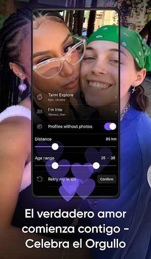 Captura de pantalla de Taimi - Citas y Chat LGBTQ+