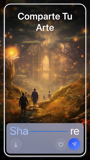 Captura de pantalla de DaVinci - Crea imágenes con IA