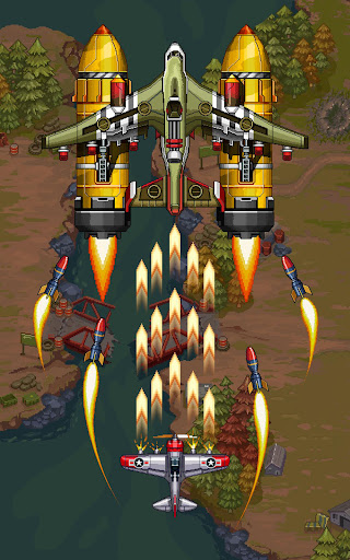 Captura de pantalla de 1945 Air Force: Aviones Arcade
