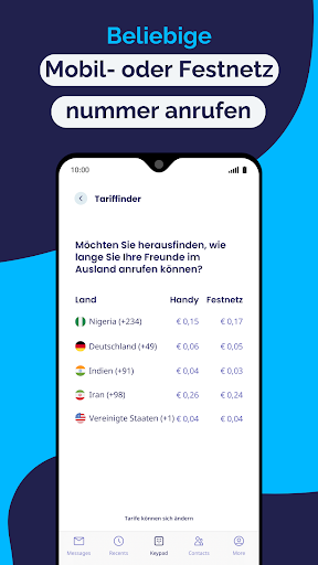 Talk360: Internationale Anrufe Screenshot