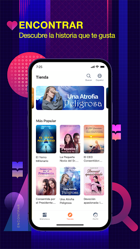 Captura de pantalla de Webfic - Fantástica lectura
