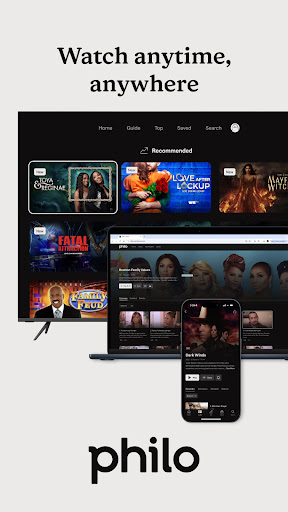 Captura de pantalla de Philo: Shows, Movies, Live TV.