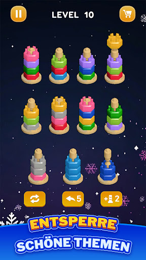Muttern Sortieren - Farbspiel Screenshot