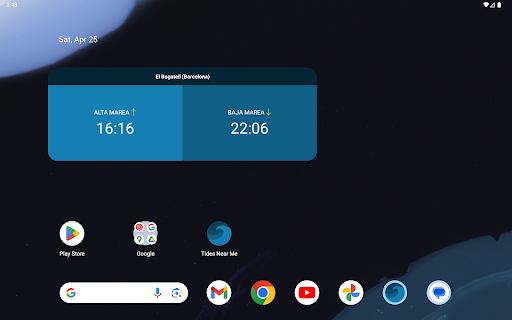Captura de pantalla de Mareas cercanas