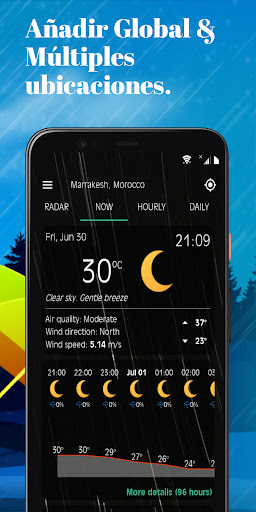 Captura de pantalla de Radar del Tiempo — Tormentas