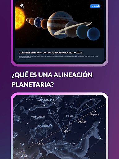 Captura de pantalla de Sky Tonight: Constelaciones AR