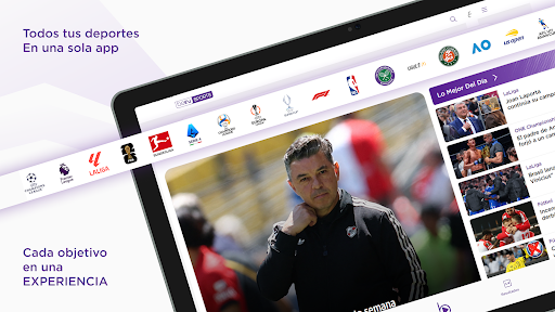 Captura de pantalla de beIN SPORTS