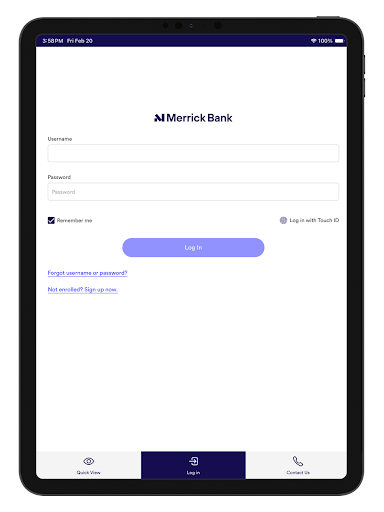 Merrick Bank Mobile screenshot