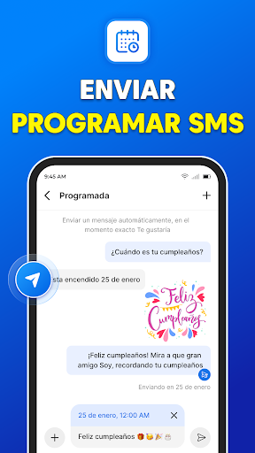 Captura de pantalla de Mensajes: Mensajería de texto