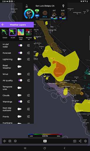 Captura de pantalla de MyRadar Weather Radar Pro