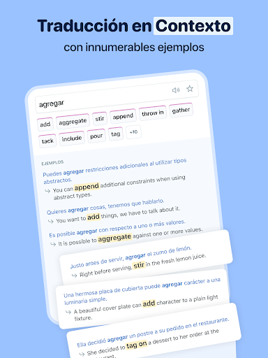 Captura de pantalla de Reverso Traductor, Diccionario