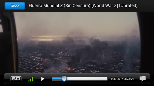 Captura de pantalla de VUDU - Películas HDX
