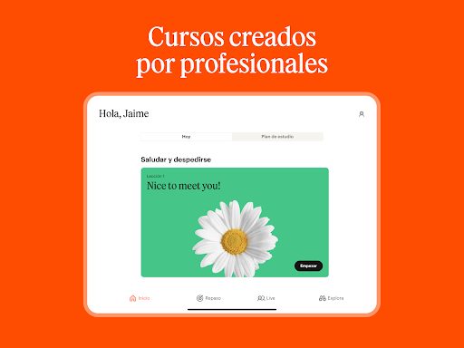 Captura de pantalla de Babbel: Aprender idiomas