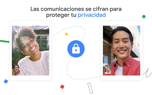 Captura de pantalla de Google Meet