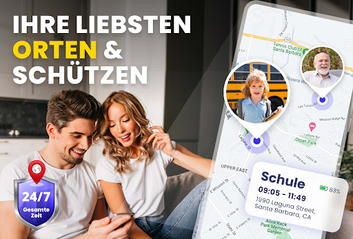 Handy Orten: Standort App Screenshot