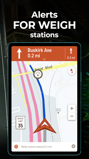 Captura de pantalla de Hammer: Truck GPS & Maps