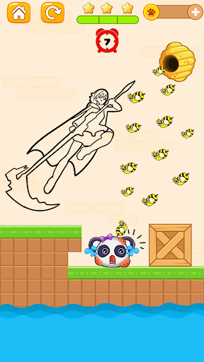 Draw to Save: Dog Puzzle screenshot