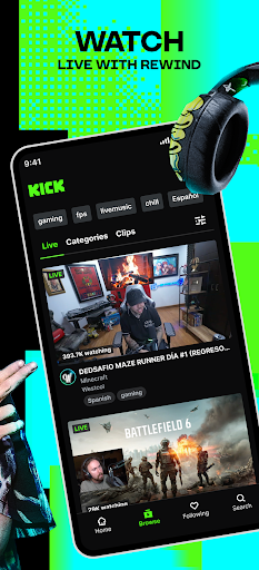 KICK: Live Streaming screenshot