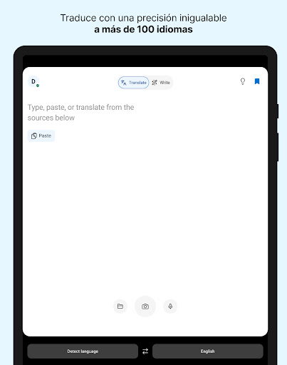 Captura de pantalla de Traductor de DeepL