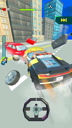 Captura de pantalla de Crazy Rush 3D - A correr
